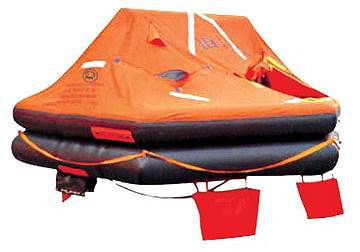 life raft for sailing charter safety